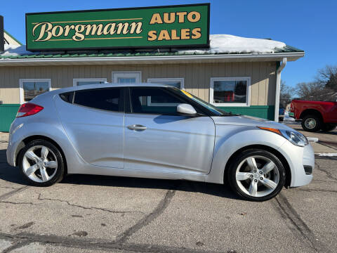 2014 Hyundai Veloster for sale at Borgmann Auto Sales in Norfolk NE