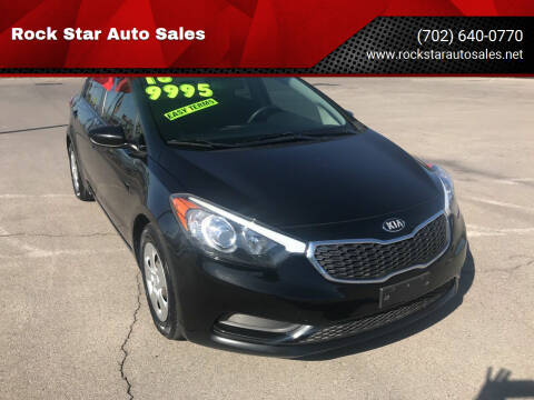 2016 Kia Forte for sale at ROCK STAR TRUCK & AUTO LLC in Las Vegas NV