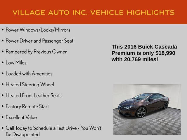 2016 Buick Cascada Premium