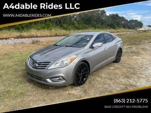 2012 Hyundai Azera for sale at A4dable Rides LLC in Haines City FL