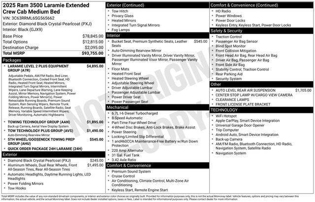 2025 RAM 3500 Laramie