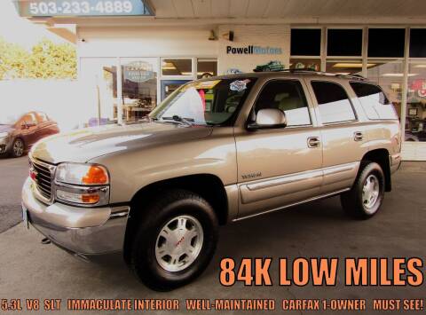 2001 GMC Yukon for sale at Powell Motors Inc in Portland OR