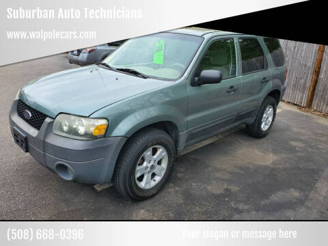 2005 Ford Escape for sale at Suburban Auto Technicians LLC in Walpole MA