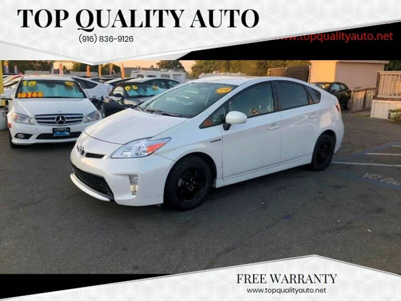 2015 Toyota Prius for sale at TOP QUALITY AUTO in Rancho Cordova CA