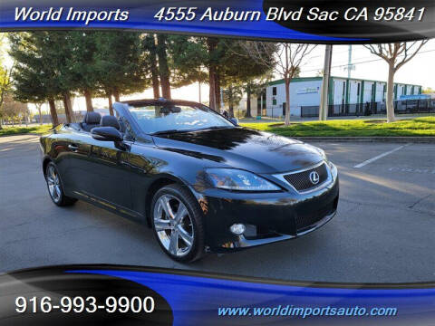 2014 Lexus IS 250C for sale at World Imports in Sacramento CA