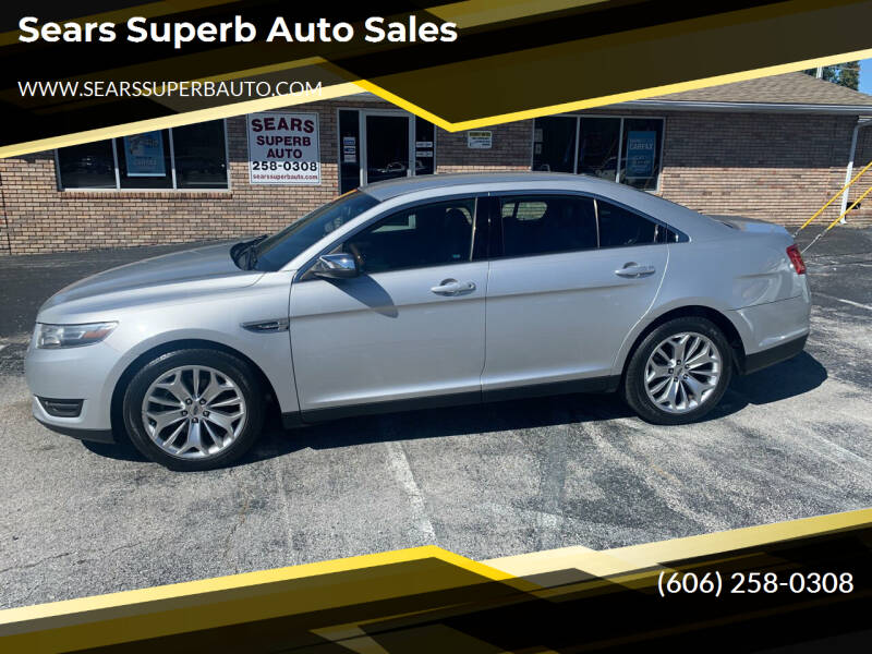 2015 Ford Taurus for sale at Sears Superb Auto Sales in Corbin KY