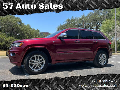 2017 Jeep Grand Cherokee for sale at 57 Auto Sales in San Antonio TX