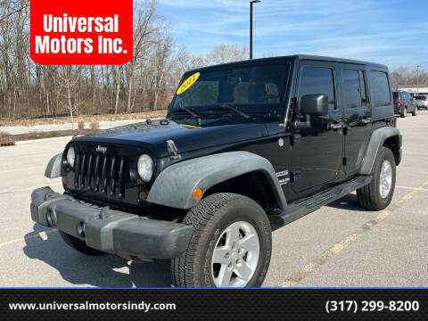 2011 Jeep Wrangler Unlimited for sale at Universal Motors Inc. in Indianapolis IN