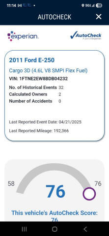 2011 Ford E-Series E-250