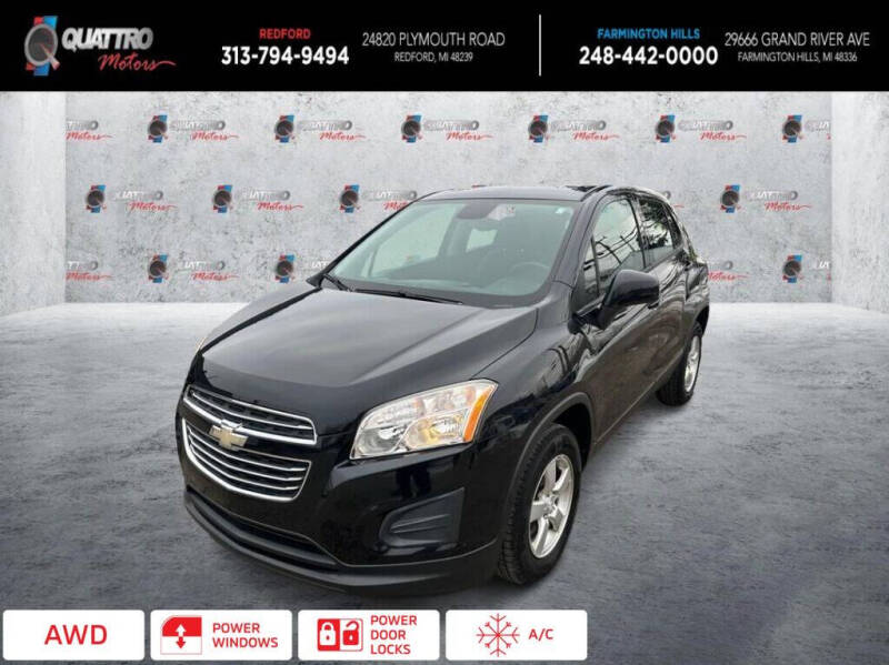 2016 Chevrolet Trax for sale at Quattro Motors 2 in Farmington Hills MI