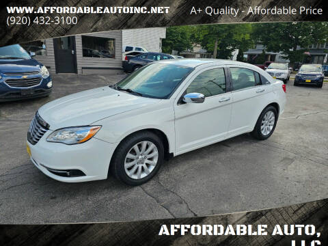 2014 Chrysler 200 for sale at AFFORDABLE AUTO, LLC in Green Bay WI
