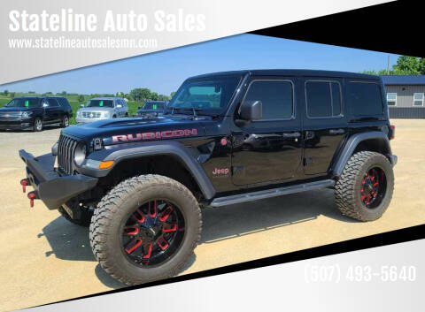 2020 Jeep Wrangler Unlimited for sale at Stateline Auto Sales in Mabel MN