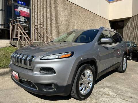 2015 Jeep Cherokee for sale at Bogey Capital Lending in Houston TX