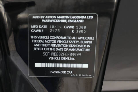 2015 Aston Martin Rapide S
