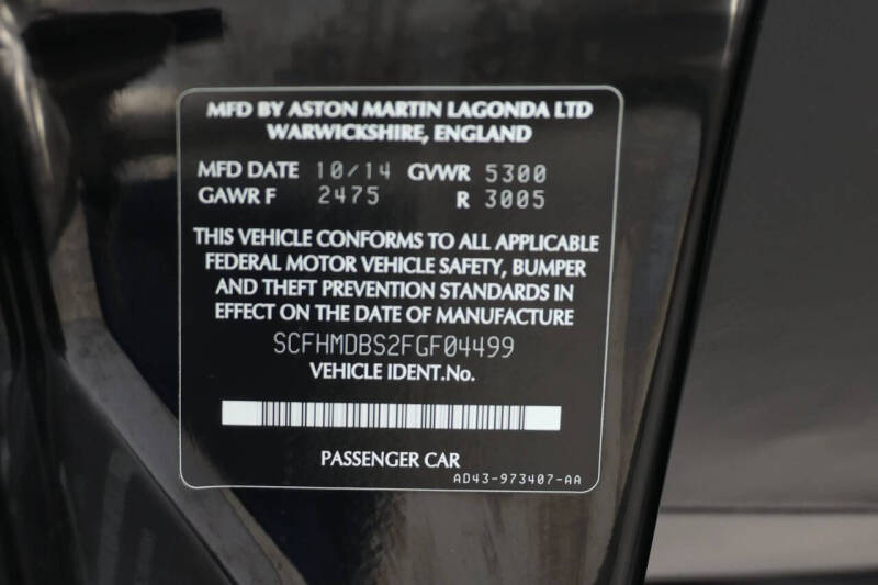 2015 Aston Martin Rapide S