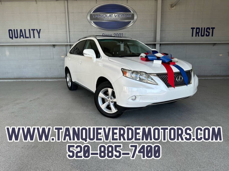 2012 Lexus RX 350 for sale at TANQUE VERDE MOTORS in Tucson AZ