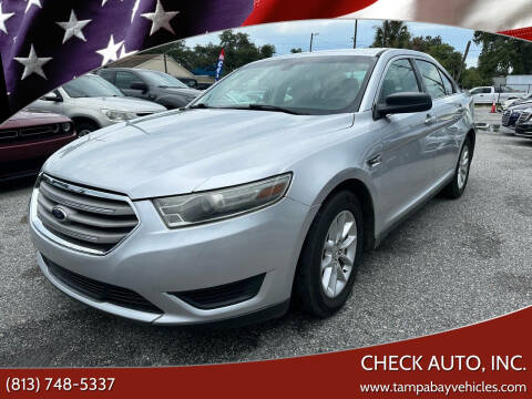 2013 Ford Taurus for sale at CHECK AUTO, INC. in Tampa FL