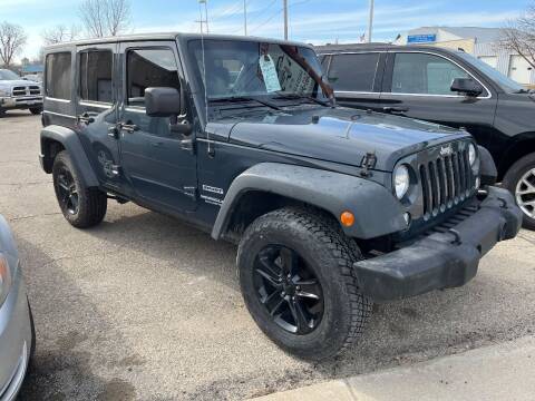 2017 Jeep Wrangler Unlimited for sale at BEAR CREEK AUTO SALES in Spring Valley MN