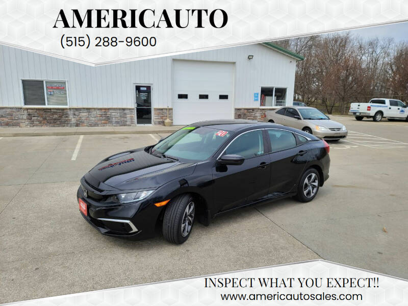 2020 Honda Civic for sale at AmericAuto in Des Moines IA