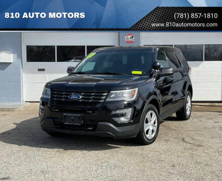 2017 Ford Explorer for sale at 810 AUTO MOTORS in Abington MA