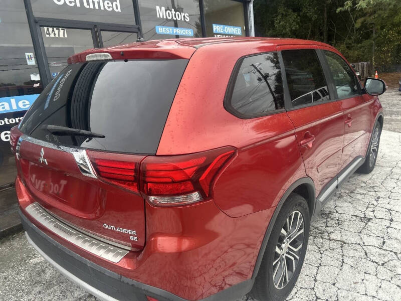 2016 Mitsubishi Outlander SE