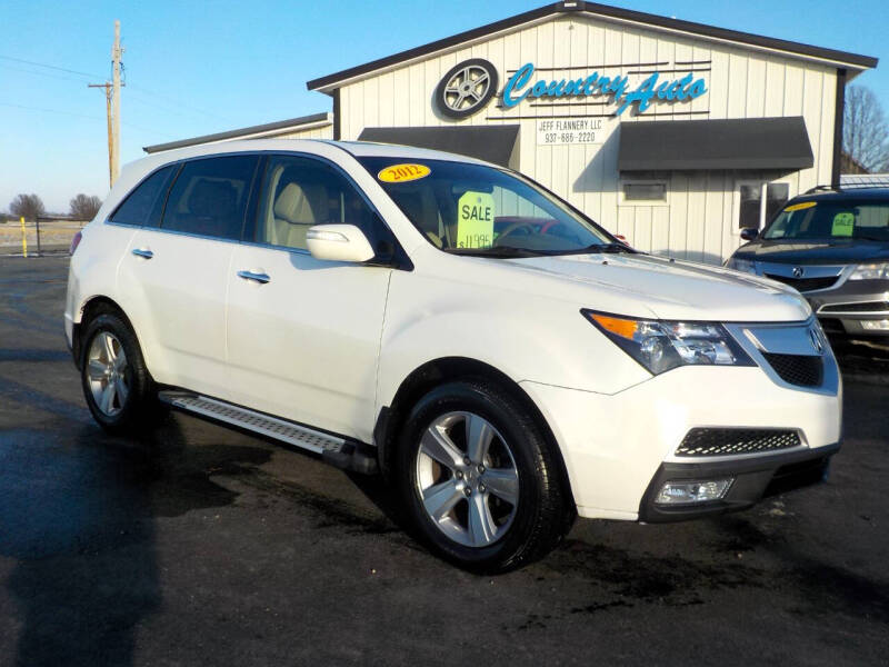 2012 Acura MDX for sale at Country Auto in Huntsville OH