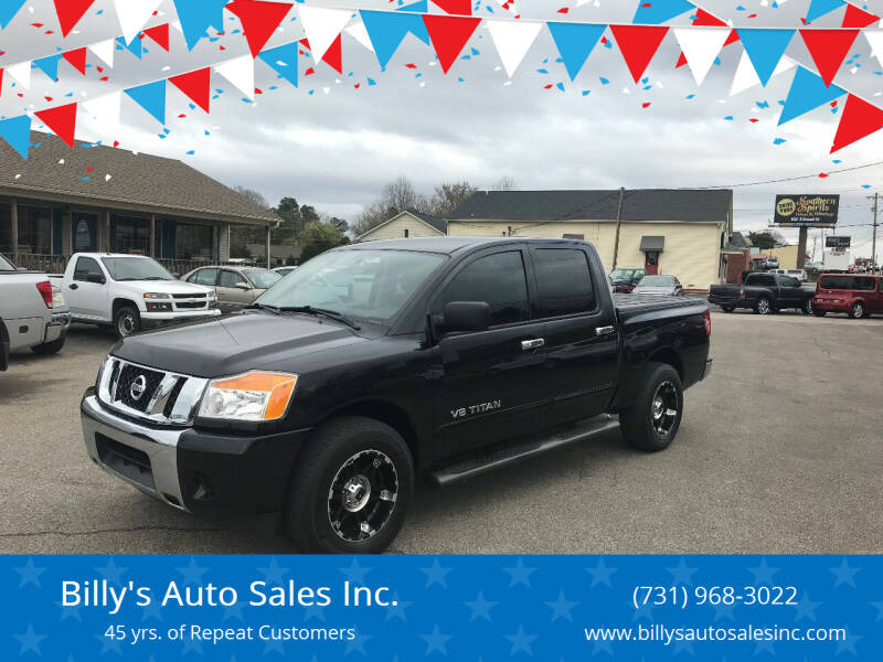 2013 Nissan Titan for sale at Billy's Auto Sales in Lexington TN