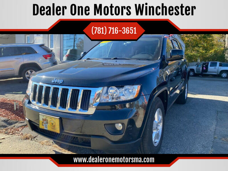 2012 Jeep Grand Cherokee for sale at Dealer One Motors Winchester in Winchester MA