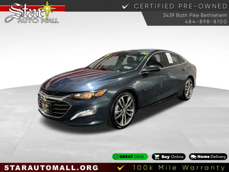 2021 Chevrolet Malibu for sale at STAR AUTO MALL 512 in Bethlehem PA