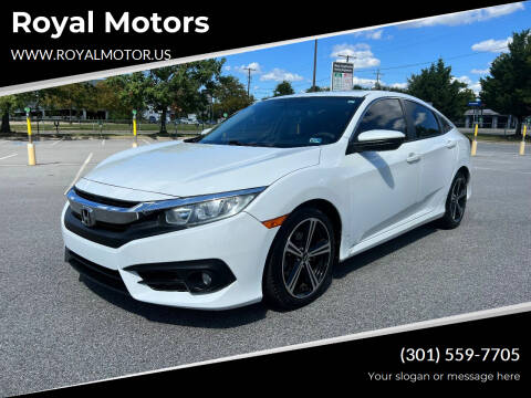 2016 Honda Civic for sale at Royal Motors in Hyattsville MD