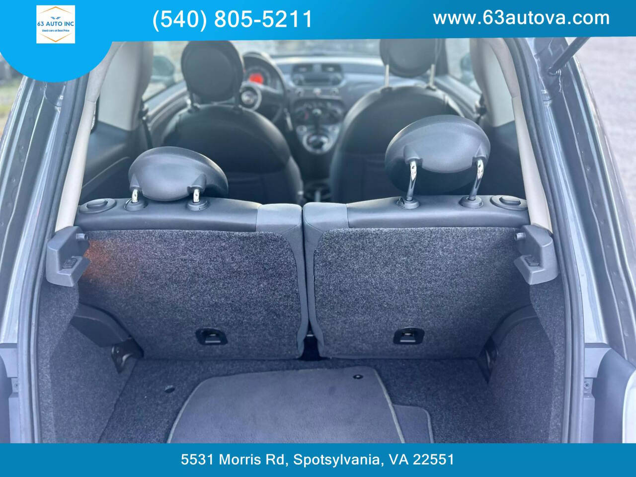 2012 FIAT 500 for sale at 63 Auto Inc in Spotsylvania, VA