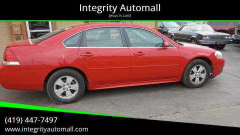 2011 Chevrolet Impala for sale at Integrity Automall in Tiffin OH