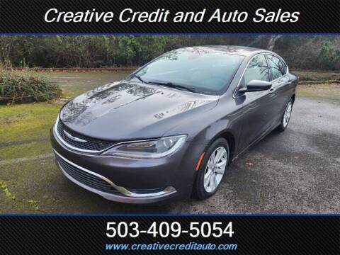 2016 Chrysler 200 for sale at Creative Credit & Auto Sales in Salem OR