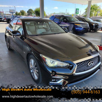 2018 Infiniti Q50 for sale at High Desert Auto Wholesale in Albuquerque NM