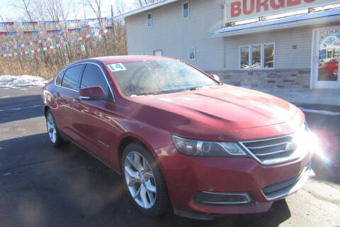 2014 Chevrolet Impala for sale at Burgess Motors Inc in Michigan City IN