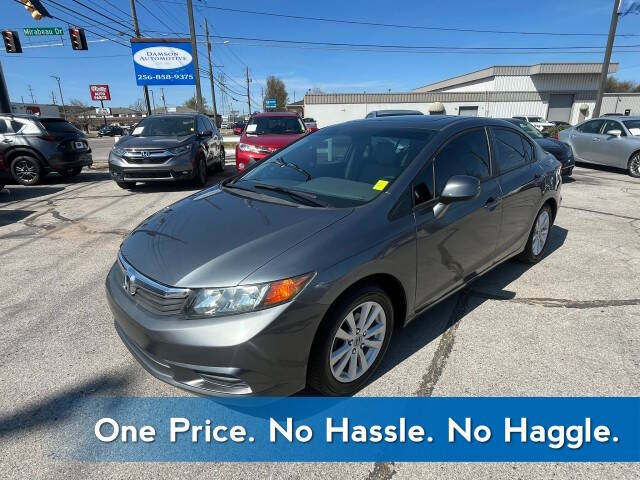 2012 Honda Civic for sale at Damson Automotive in Huntsville AL