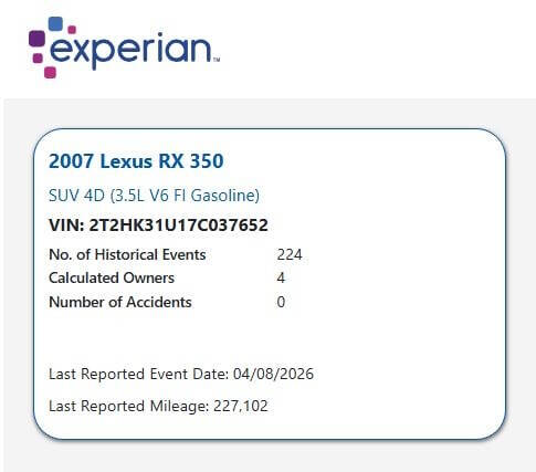 2007 Lexus RX 350