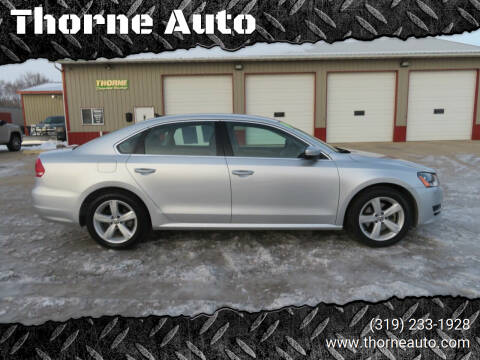 2014 Volkswagen Passat for sale at Thorne Auto in Evansdale IA