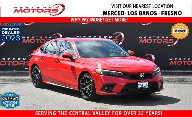 2022 Honda Civic for sale at Western Motors Los Banos in Los Banos CA