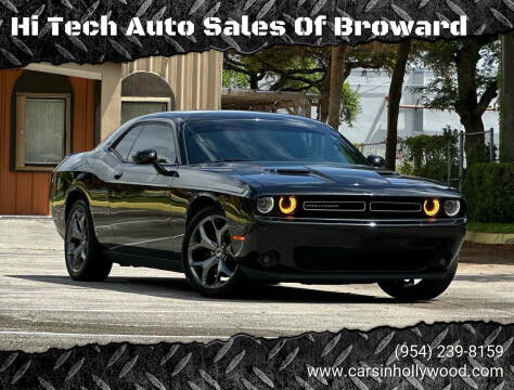 2017 Dodge Challenger for sale at Hi Tech Auto Sales Of Broward in Hollywood FL