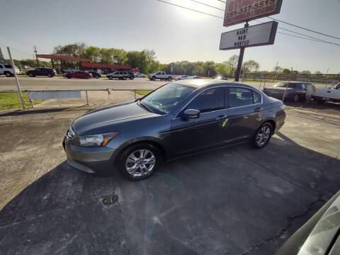 2012 Honda Accord for sale at BIG 7 USED CARS INC in League City TX