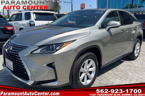 2017 Lexus RX 350 for sale at PARAMOUNT AUTO CENTER in Downey CA