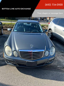 2008 Mercedes-Benz E-Class for sale at Bottom Line Auto Exchange in Upper Darby PA