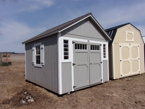  10 x 12 utility with 7/12 roof pitch for sale at Extra Sharp Autos in Montello WI