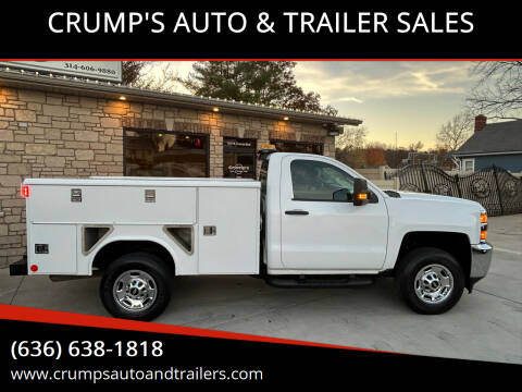 2016 Chevrolet Silverado 2500HD for sale at CRUMP'S AUTO & TRAILER SALES in Crystal City MO