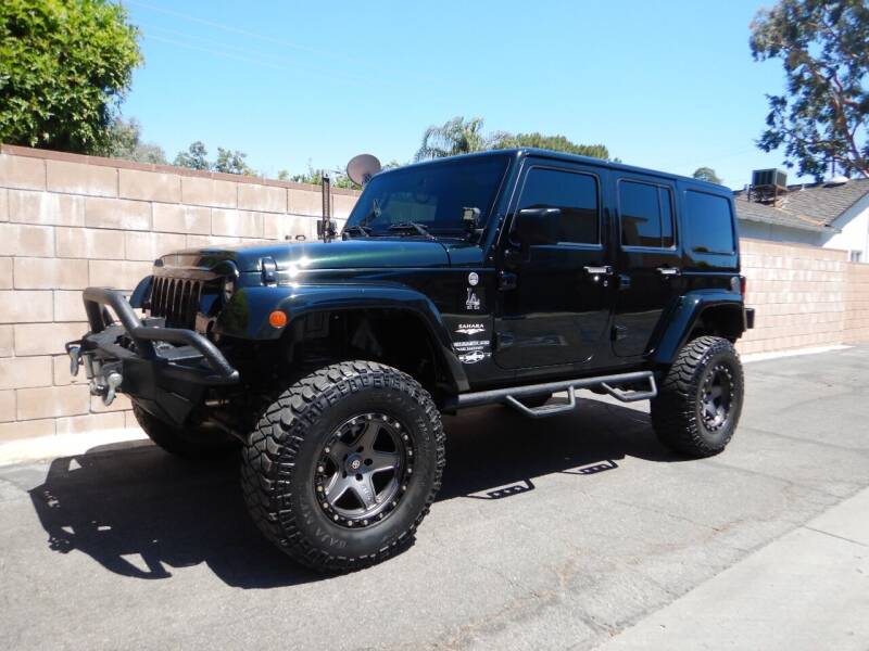 2012 Jeep Wrangler Unlimited for sale at California Cadillac & Collectibles in Los Angeles CA