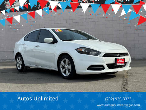 2015 Dodge Dart for sale at Autos Unlimited in Las Vegas NV