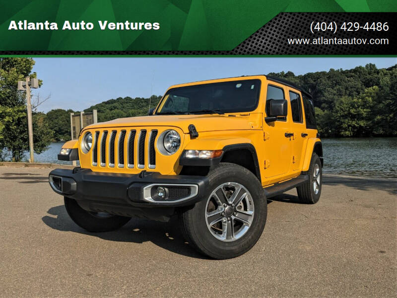 2019 Jeep Wrangler Unlimited for sale at Atlanta Auto Ventures in Roswell GA