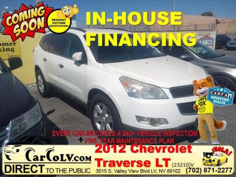 2012 Chevrolet Traverse for sale at The Car Company - Buy Here Pay Here in Las Vegas NV