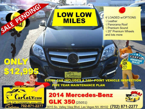 2014 Mercedes-Benz GLK for sale at The Car Company in Las Vegas NV